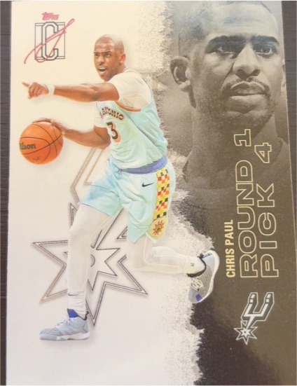 2025-26 Topps Signature Class Chris Paul Round Pick 4 — front