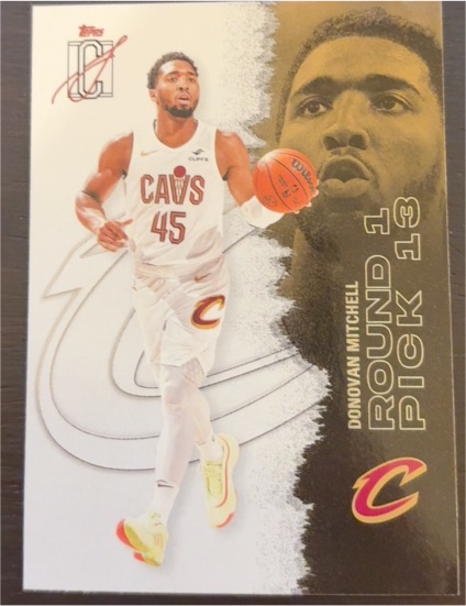 2025-26 Topps Signature Class #73 Donovan Mitchell Cleveland Cavaliers — front