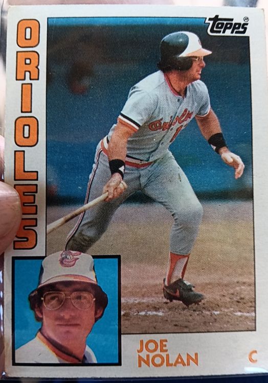 1984 Topps #553 Joe Nolan — front