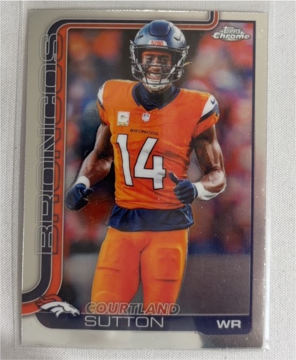 2025 Topps Chrome #86 Courtland Sutton — front