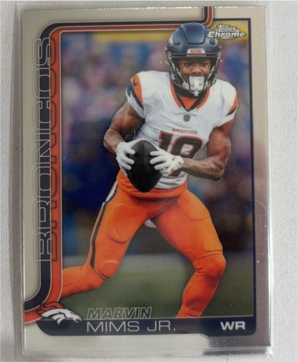 2025 Topps Chrome #87 Marvin Mims Jr. — front
