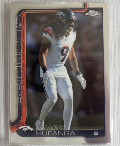 2025 Topps Chrome #94 Talanoa Hufanga Denver Broncos — front