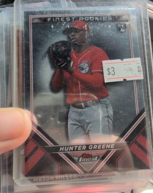 2022 Topps Finest #FRD-HG Hunter Greene — front
