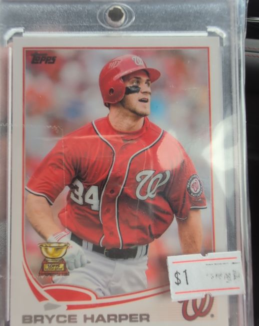 2013 Topps #1 Bryce Harper Rookie Cup Washington Nationals — front
