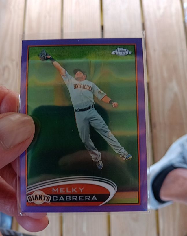 2012 Topps Chrome #134 Melky Cabrera — front