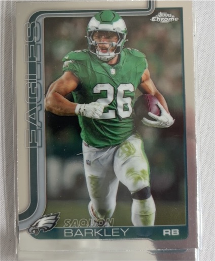 2025 Topps Chrome #248 Saquon Barkley — front