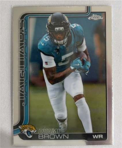 2025 Topps Chrome #136 Dyami Brown — front