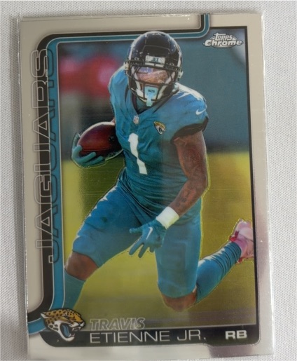 2025 Topps Chrome #139 Travis Etienne Jr. — front