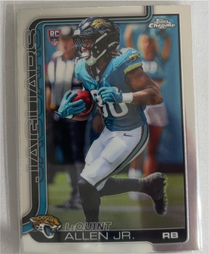 2025 Topps Chrome #384 LeQuint Allen Jr. — front