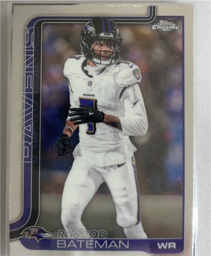 2025 Topps Chrome #21 Rashod Bateman — front