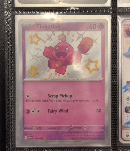 2024 Pokémon Paldean Fates #165 Tinkatink — front