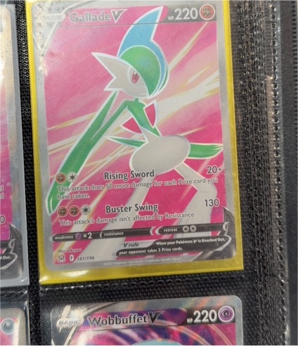 2022 Pokémon TCG Lost Origin #181 Gallade V — front