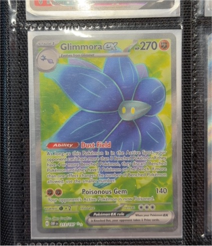 2023 Pokémon Glimmora EX #213/197 — front