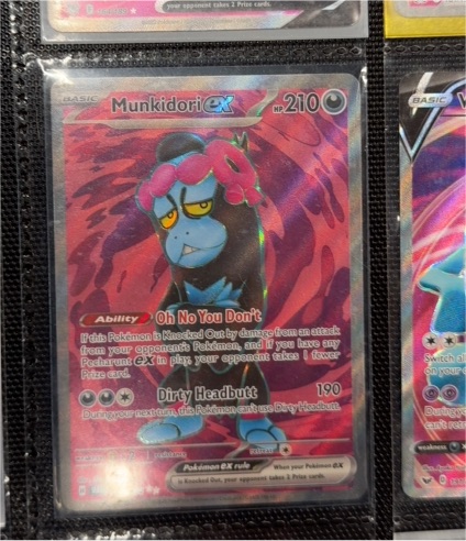 2023 Pokémon SV Shrouded Fable #083 Munkidori ex — front