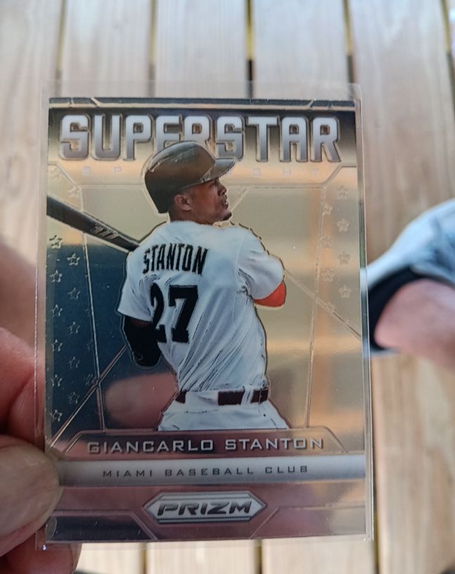 2013 Panini Prizm Superstar Spotlight #SS7 Giancarlo Stanton — front