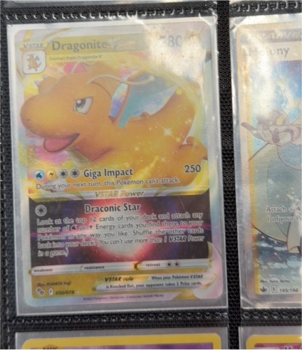2021 Pokémon GO #050 Dragonite VSTAR — front