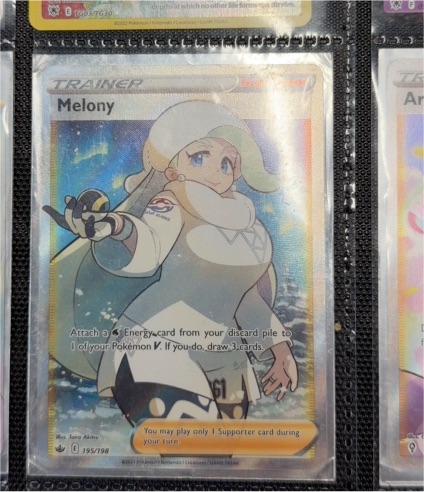 2022 Pokémon TCG Sword & Shield Chilling Reign #195 Melony — front