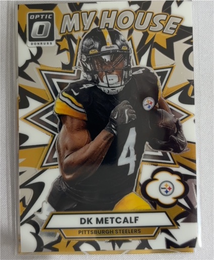 2025 Donruss Optic #8 DK Metcalf My House Pittsburgh Steelers — front