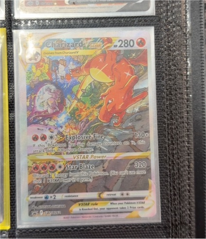 2022 Pokemon Sword & Shield Promo #SWSH262 Charizard VSTAR — front