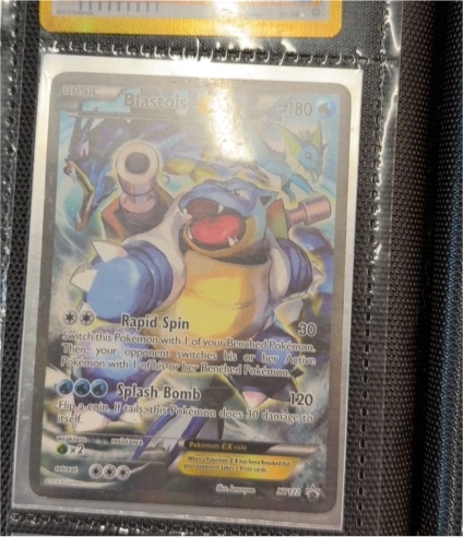 2016 Pokémon TCG Black Star Promo #XY122 Blastoise EX — front
