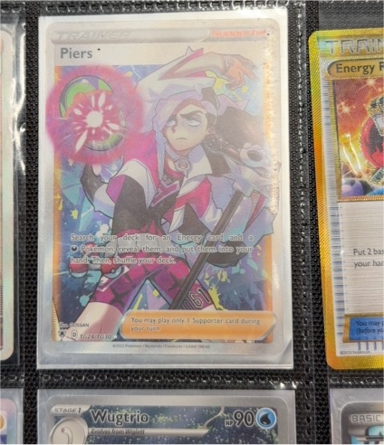 2022 Pokémon Astral Radiance #TG28 Piers — front