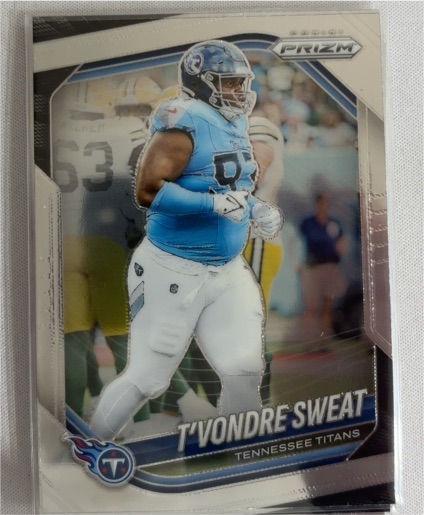 2025 Panini Prizm #80 T'Vondre Sweat — front