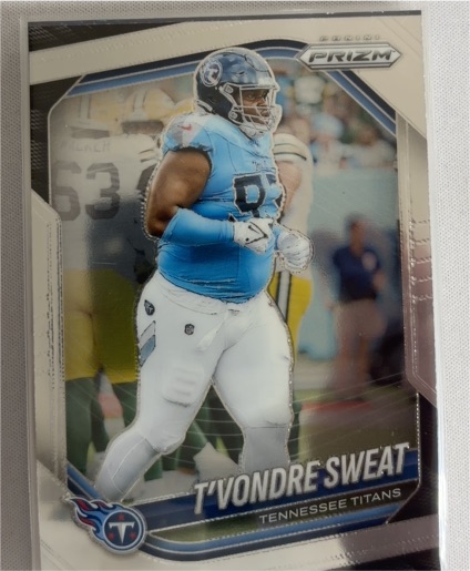 2025 Panini Prizm #80 T'Vondre Sweat — front