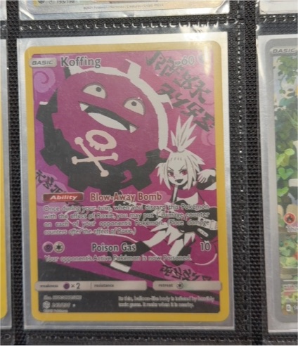 Pokémon TCG Sun & Moon Cosmic Eclipse #243 Koffing — front