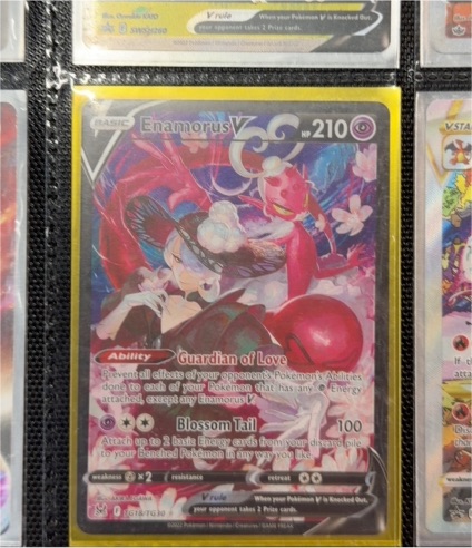 2022 Pokémon Lost Origin Trainer Gallery #TG18 Enamorus V — front