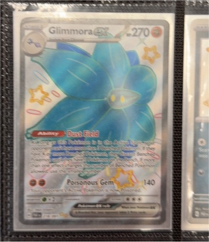 2024 Pokémon TCG Paldean Fates #218 Glimmora EX — front