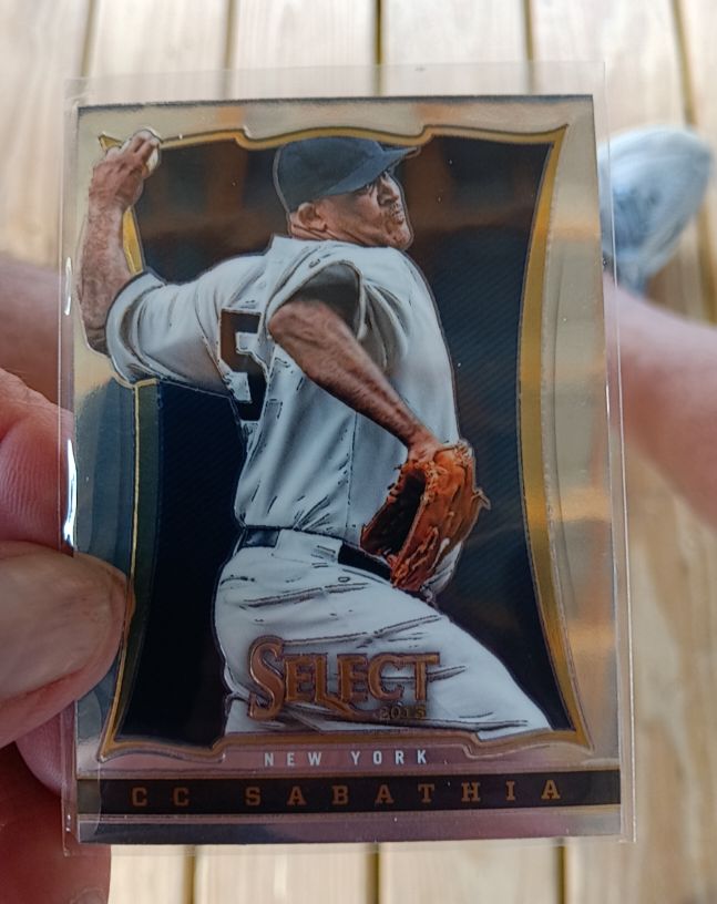 2013 Panini Select #25 CC Sabathia New York Yankees — front
