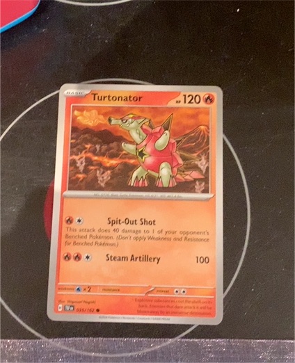 2024 Pokémon Scarlet & Violet #35 Turtonator — front