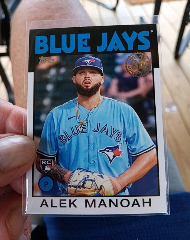 2021 Topps Update #86B-11 Alek Manoah — front