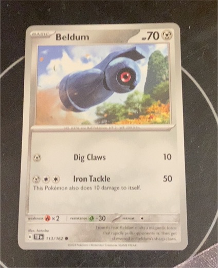 2024 Pokémon SV: Temporal Forces #113 Beldum — front