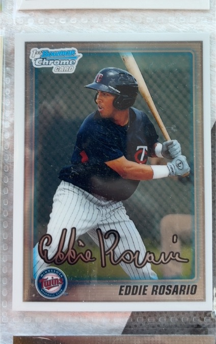 2010 Bowman Chrome Draft #BDPP19 Eddie Rosario — front