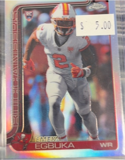 2025 Topps Chrome #312 Emeka Egbuka — front