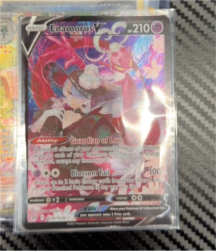 2022 Pokemon Lost Origin Trainer Gallery #TG18/TG30 Enamorus V — front