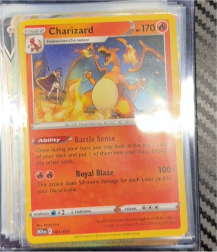 2025 McDonald's Pokémon #001 Charizard — front