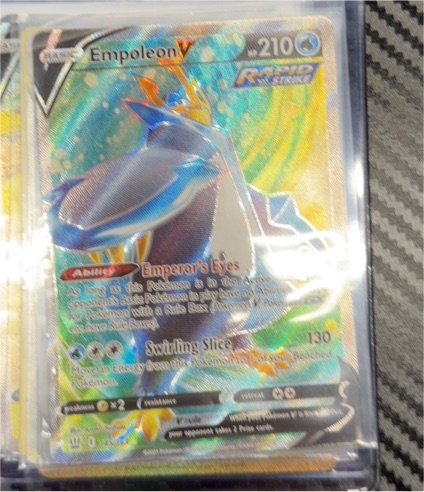 2021 Pokémon TCG Battle Styles #145 Empoleon V — front