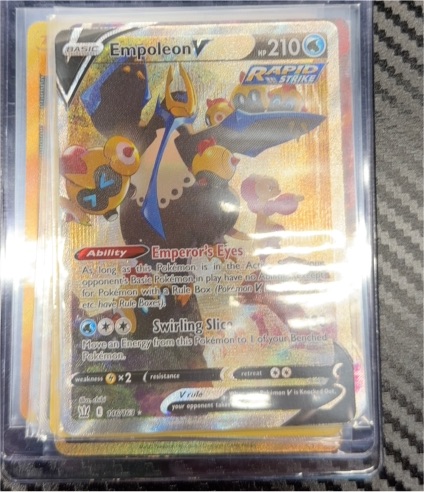 2021 Pokémon TCG Battle Styles #146 Empoleon V — front