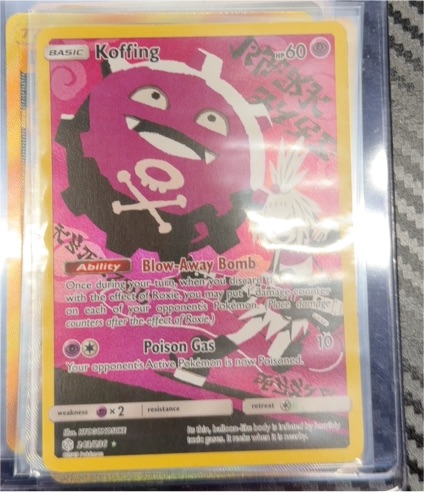 2020 Pokémon SM Cosmic Eclipse #243 Koffing — front