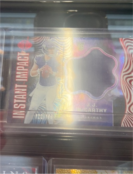 2024 Panini Illusions Instant Impact #II-JJM J.J. McCarthy — front