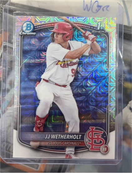 2025 Bowman Chrome #BCP-22 JJ Wetherholt — front