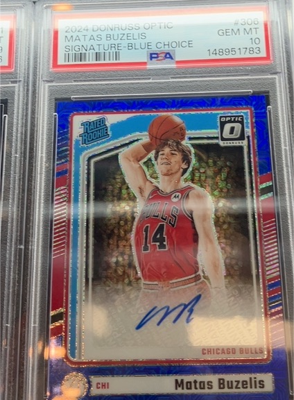 2024 Donruss Optic #306 Matas Buzelis — front