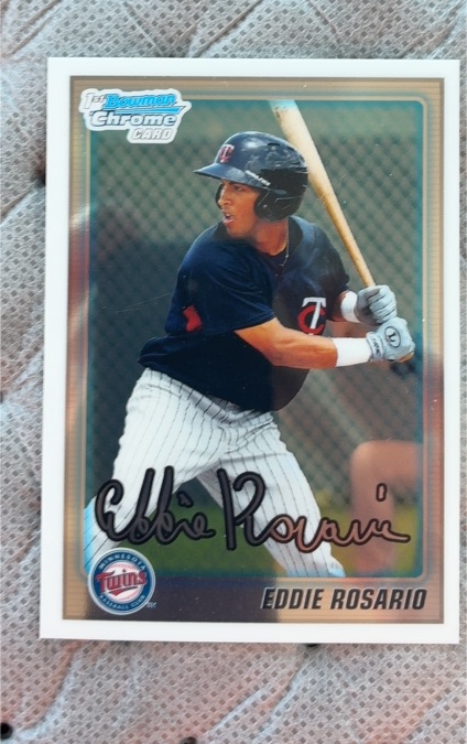 2010 Bowman Chrome Draft Prospects #BDPP19 Eddie Rosario — front