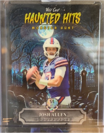 2025 Wild Card Haunted Hits Monster Hunt #HHH-JA Josh Allen — front