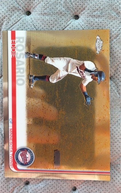 2019 Topps Chrome #147 Eddie Rosario — front