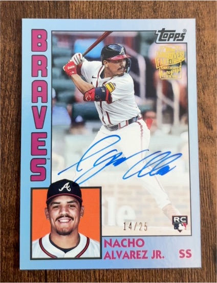 2025 Topps Archives #84FFA-NA Nacho Alvarez Jr — front