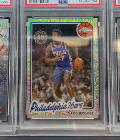 2025 Topps Chrome #TC-CE VJ Edgecombe — front