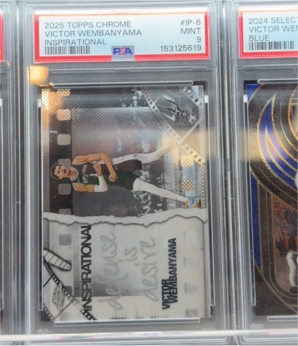 2025 Topps Chrome #IP-6 Victor Wembanyama Inspirational — front